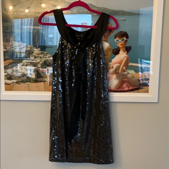 💕HP💕LaRok sequin silk cocktail dress - Picture 4 of 14